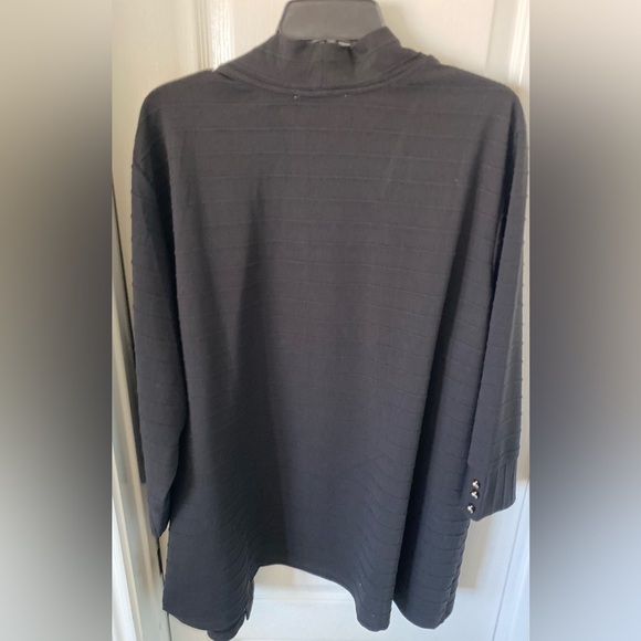 Women’s Allison Daley black cardigan size 3X - Picture 6 of 8